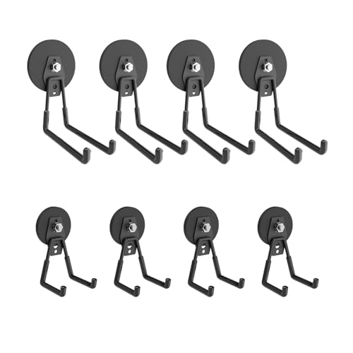 Heavy Duty Magnetic Hooks (Medium L/ Large L 8Pack)