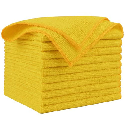 Microfiber Cleaning Cloth (Yellow / 10PK)