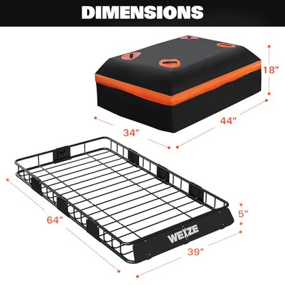 Heavy Duty 64"x 39" Roof Rack (64" x 39" x 5")