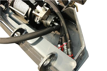15000 lbs Hydraulic Winch for Skid Steer