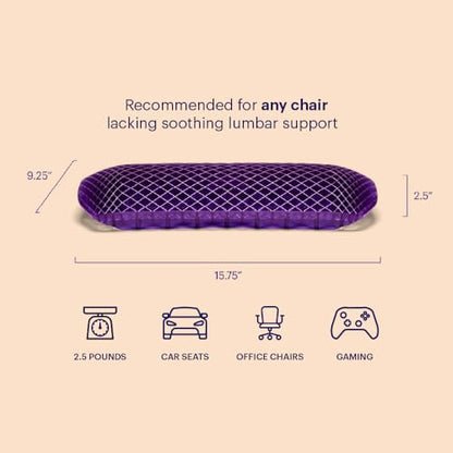 Back Cushion Lumbar Support Pillow for Office Chair (Back)