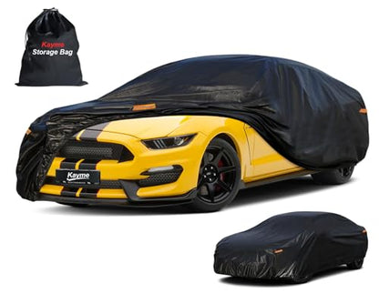 7 Layers Waterproof Car Cover for Ford Mustang (PE-Black / Custom Fit Ford Mustang)
