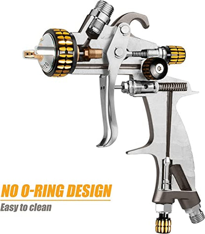 HVLP Air Spray Gun (1000ML 1.4/1.8mm Tips)