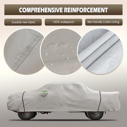 Waterproof Car Cover Multi (Khaki / Custom Fit for Toyota Tacoma)
