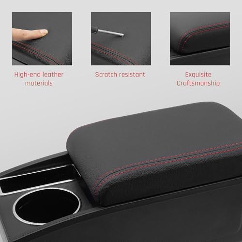 Armrest Box for Toyota Hilux Accessories (Red Thread)