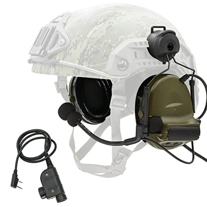 Tactical Headset with U94 PTT 2 (Green)