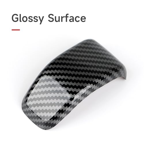 Car Carbon Fiber ABS Gear Shift Knob Panel Sticker Cover Interior Trim Decal Only for Subaru Forester 2025 Accessories (Gear Shift Knob Decal)