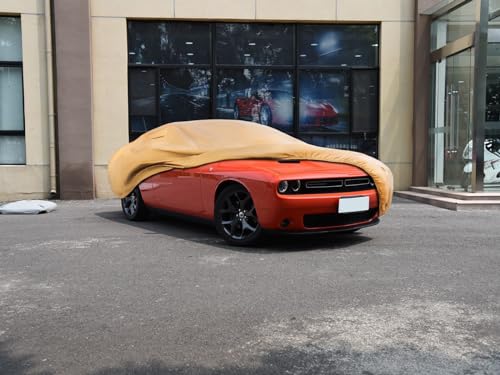 Heavy Duty Outdoor Car Cover Custom Fit for Dodge Challenger (Custom Fit Dodge Challenger / brown)