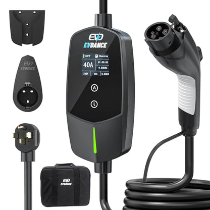 Level 2 EV Charger 40Amp (Black)
