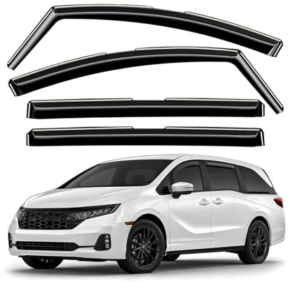 Window Deflectors Smoke Tinted in (For Odyssey 18-26)