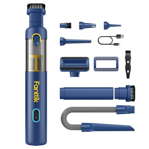 Slim V8 APEX Cordless Car Vacuum & Air Duster (Blue)