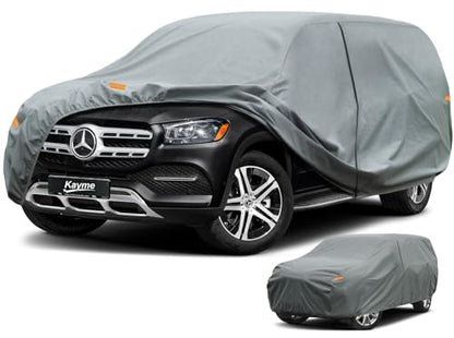 Heavy Duty Car Cover Waterproof All Weather (YXXL Fit Suv Jeep-Length(202 To 206 inch))