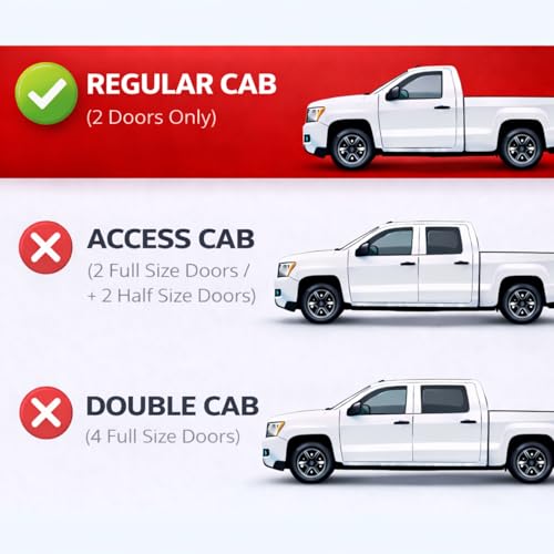 Rain Guards Fit for 1995 (1995-2004 Tacoma Regular Cab)