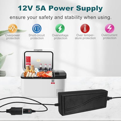 12V 5A 60W AC to DC Converter (12V 5A 60W (2 Pin))