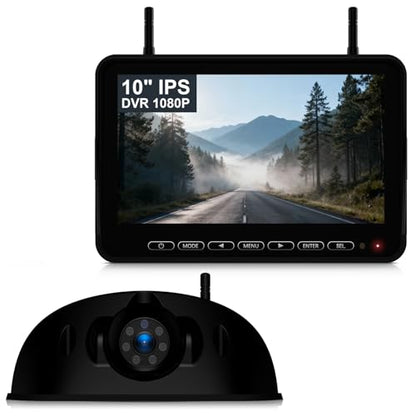 1080P 10" Wireless RV Backup Camera System for Furrion Pre (10" 1-Cam)