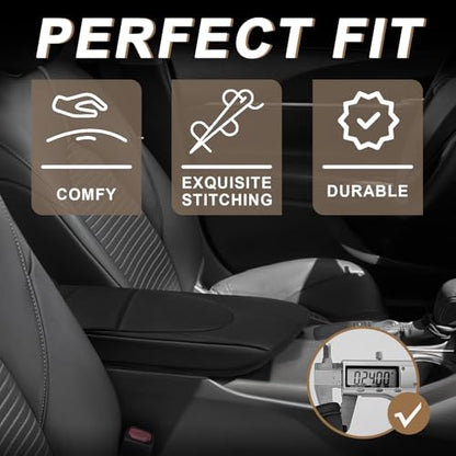 Armrest Cover for Toyota Camry 2018 (25) 18-24 |Camry| Black, Regular)