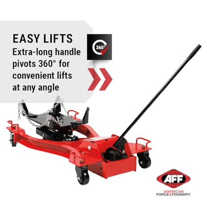 Low Profile Manual Hydraulic Transmission Jack (3000 lbs Capacity)