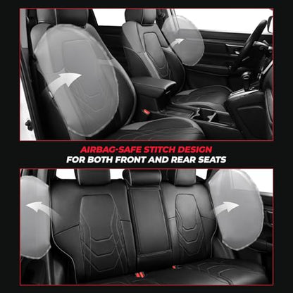 Seat Covers for 2017 (Black & Gray / CR-V 2017-2022 Full Set)