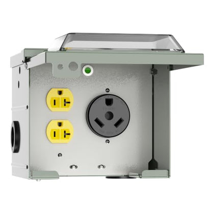 30 Amp & 20 Amp RV Power Outlet Box (30A)
