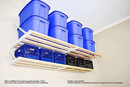 Rhino Combo Universal Garage Storage Kit (8-ft Length x 33.5-in and 20-in Depth)