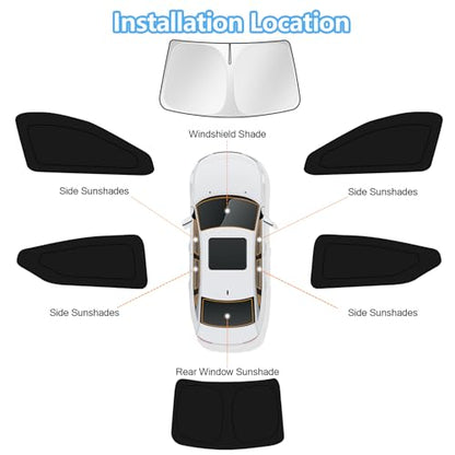 Car Window Shades for Nissan Altima Platinum 2019 (FOR | Altima Platinum 2019-2025 (6pcs))