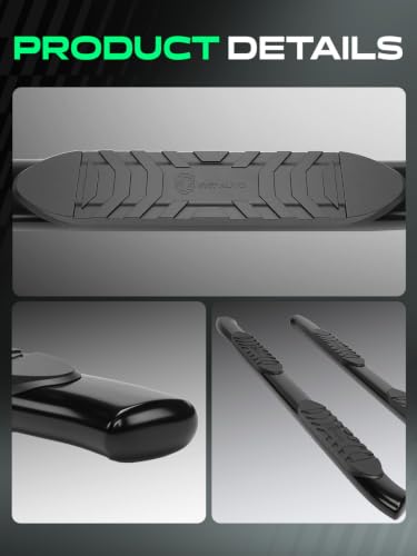5 Inch Running Boards for Chevy & GMC (Double Cab / 5" Oval Bent)