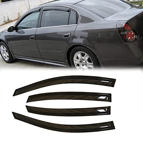 Window Visors Rain Guards for 2002 (2002-2006 Altima)