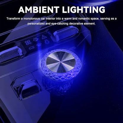 4 PCS USB LED Car Interior Atmosphere Lamp (Blue)