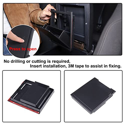 Car Armrest Hidden Storage Box Compatible with Toyota Tacoma 2016 (Hidden Storage Box)