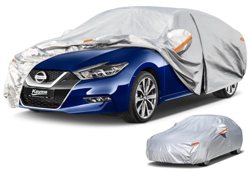 6 Layers Waterproof Car Cover for Nissan Maxima 1988 (LM-Silver / 72. Custom Fit Nissan Maxima)