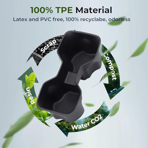 Cup Holder Inserts for Chevrolet Silverado EV 2026 2025 2024 (Cup Holder for 2024-2026 Silverado EV & Sierra EV)