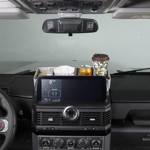 Car Center Console Dash Storage Box Compatible with Ineos Grenadier 2020 (Gray)