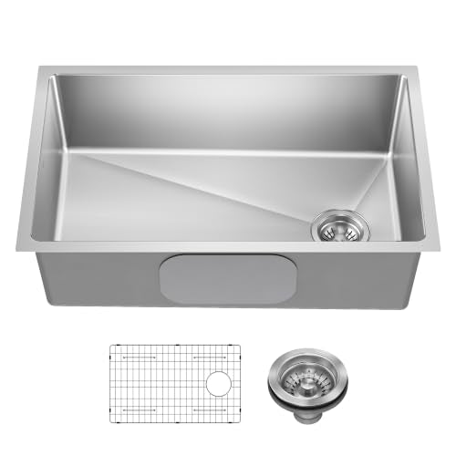 Fairlane 30 in Undermount Single Bowl Stainless Steel Kitchen Sink (29.5 Inch / Single Bowl — Undermount)