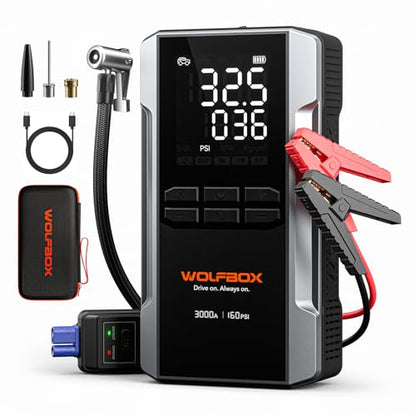 MV16A 3000A Jump Starter with Air Compressor (3000A)