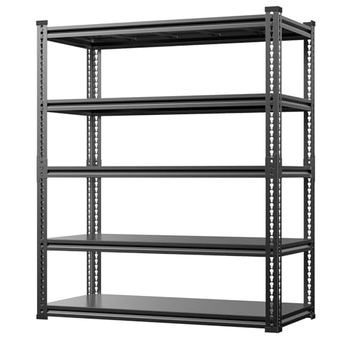 5 Tier Metal Garage Shelving Unit (48"W*18.9"D*72"H)