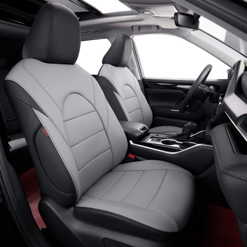 Car Seat Covers for Toyota 2012 (Leatherette(Black/Gray) / 2012-2017 Hybrid)