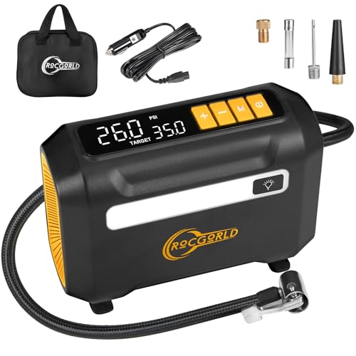 R8 Tire Inflator Portable Air Compressor (Yellow)