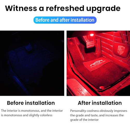 Car Interior LED Lights (Red)