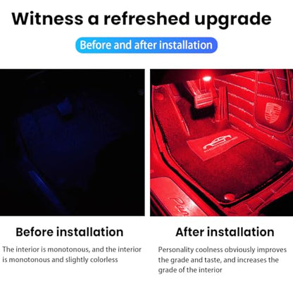 Car Interior LED Lights (Red)