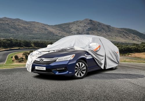 6 Layers Waterproof Car Cover for Honda Accord Sedan (LM-Silver / 33. Custom Fit Honda Accord)