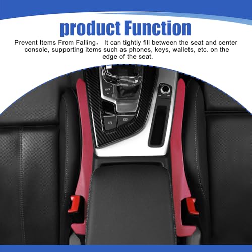2PCS Car Seat Gap Filler (Red)