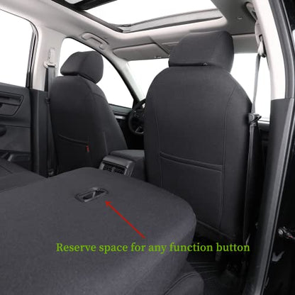 CRV Car Seat Covers Custom Fit for Honda 2017 (Black / 2017-2022 CRV LX,EX,SE,EX-L,Touring,Hybrid)