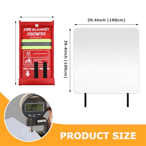 Emergency Fire Blanket (Fiberglass-2pack)