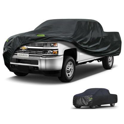 Waterproof Truck Cover All Weather (Truck XXXL up to 262", Max Cab Length 158" / black)