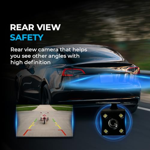 7" Wireless CarPlay & Android Auto Screen with Backup Camera