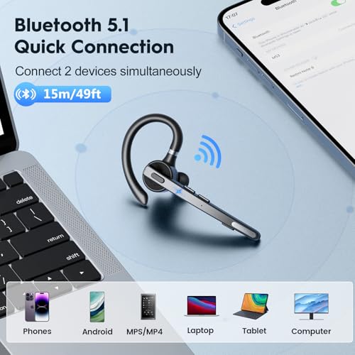 Bluetooth Headset (Black / M54)