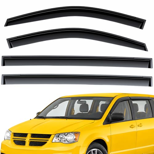 Extra Durable Window Deflectors Tape (For Dodge Grand Caravan 08-20 Tape-on)