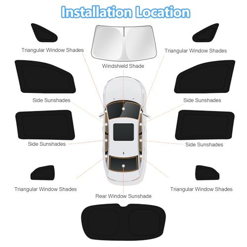 Car Window Shades for Honda Odyssey 2011 (FOR | Odyssey 2011-2017 (10pcs))