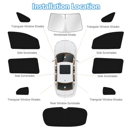Car Window Shades for Honda Odyssey 2011 (FOR | Odyssey 2011-2017 (10pcs))