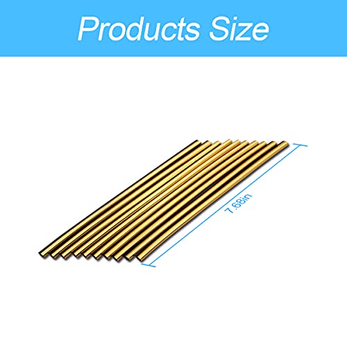 20PCS Waterproof Bendable Car Air Vent Trim Strips (Gold)